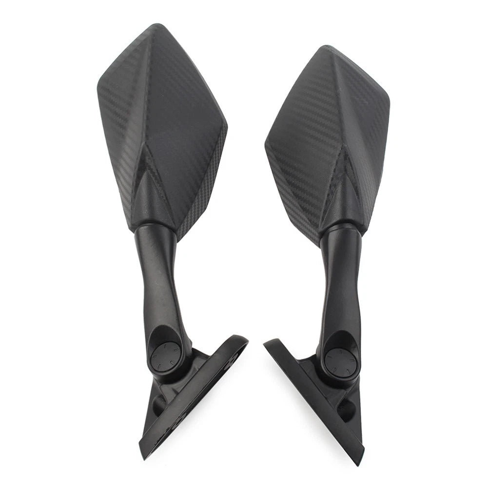 2PCS Foldable Side Rearview Mirrors For Yamaha YZF R3 R25 2015 - 2024 Black