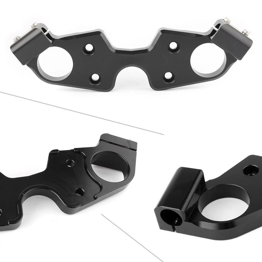 Upper For Clamp Stock End Suzuki Triple Top Hayabusa Tree 2008-2019 Black Front