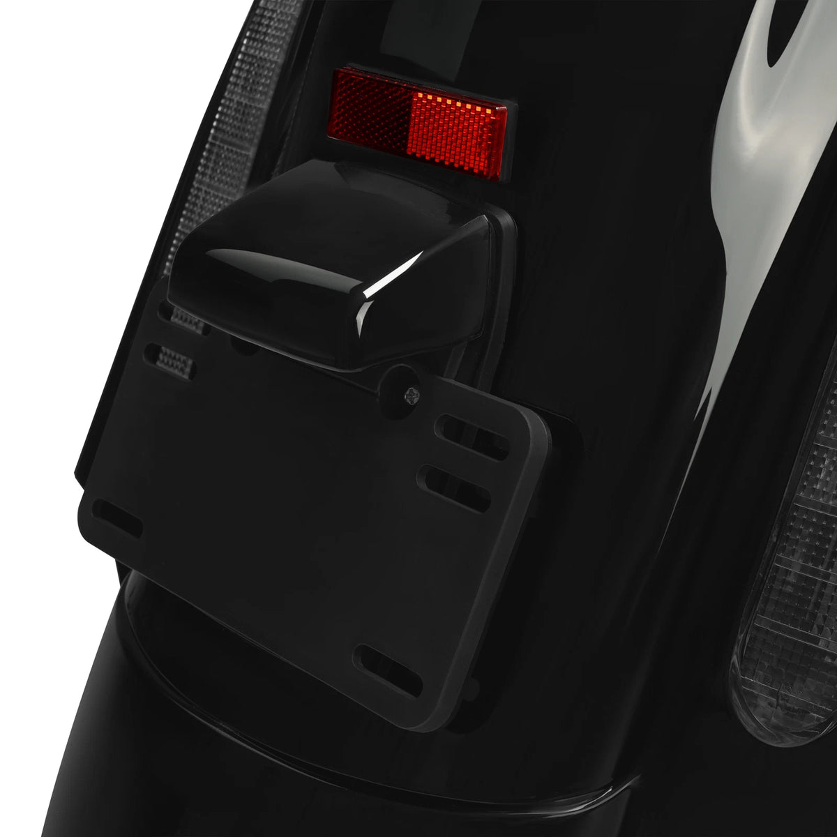 Black Rear Fender LED System Fit For Harley CVO Touring Electra Road Glide 09-13