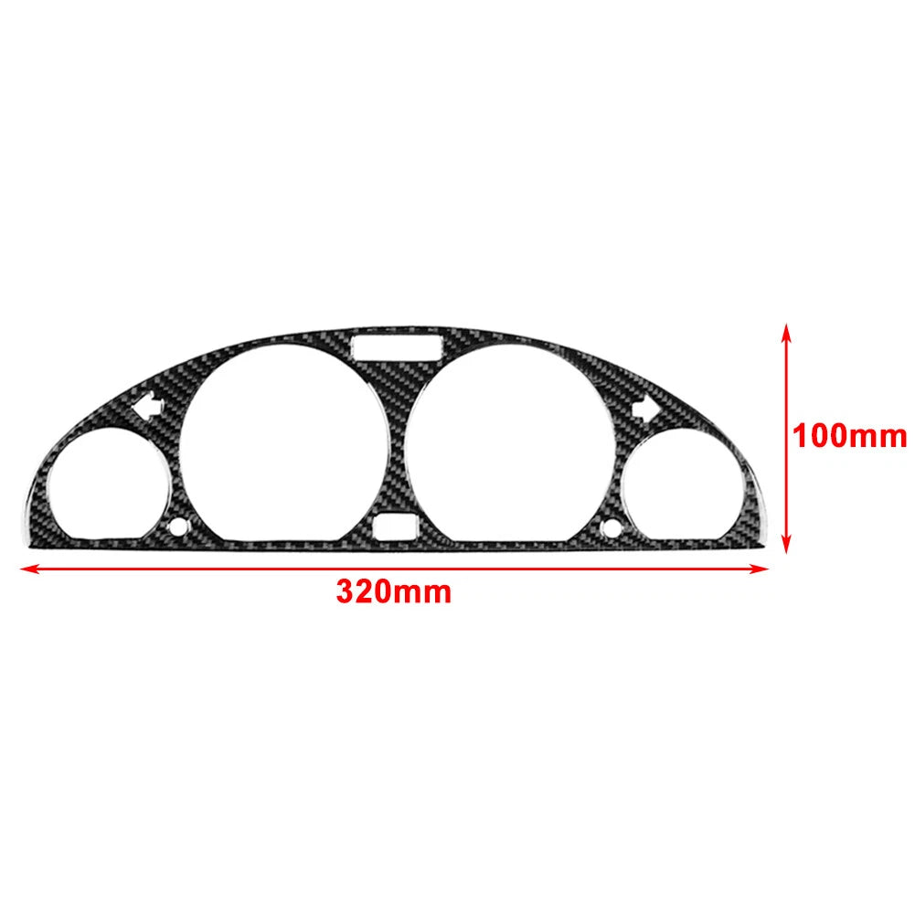 For BMW 3 Series E46 1998-2005 Car Dashboard Gauge Panel Cover Trim Car