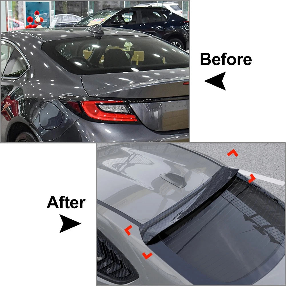 Rear Window Roof Spoiler For Toyota GR86 For Subaru BRZ 2022-2025 Glossy Black
