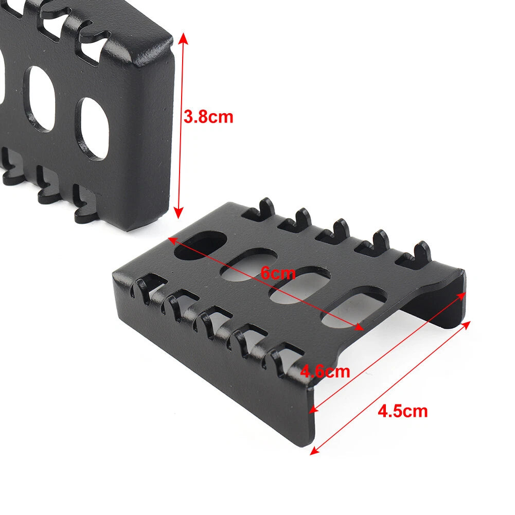 Brake Lever Foot Pedal Enlarge Extension Plate Fit Trident660 2021-2022 Black