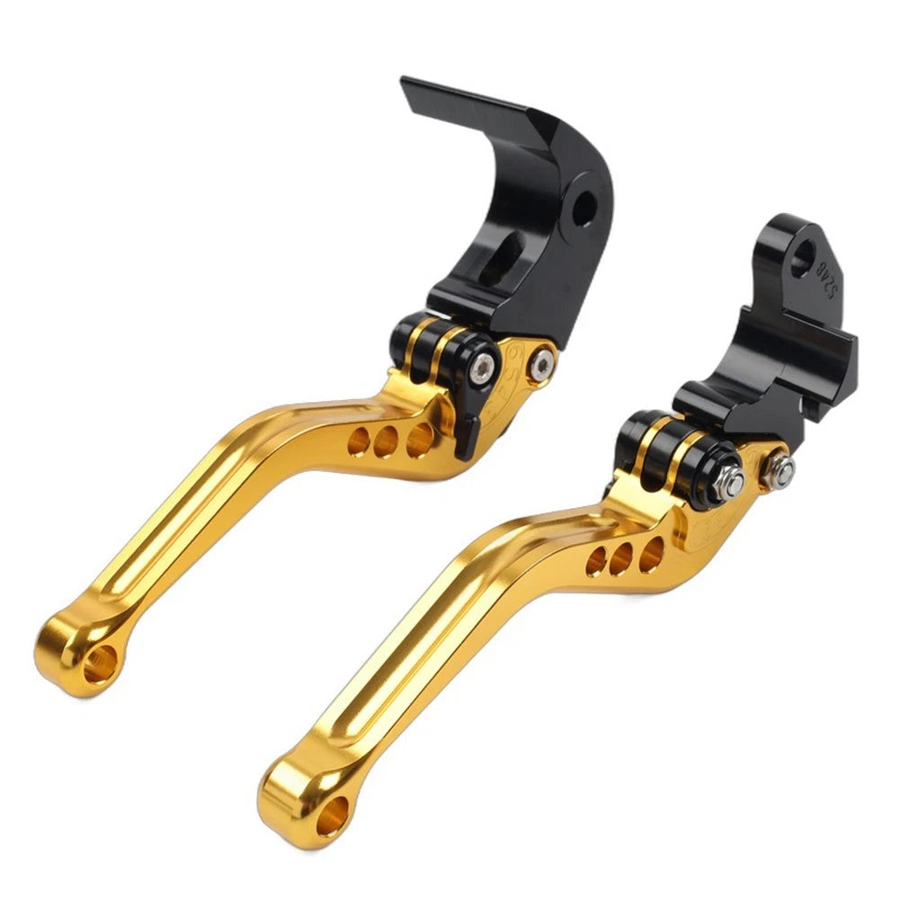 1 Pair Brake Clutch Levers Fit Suzuki 2004-2005 GSXR600 GSXR750 K4 Gold