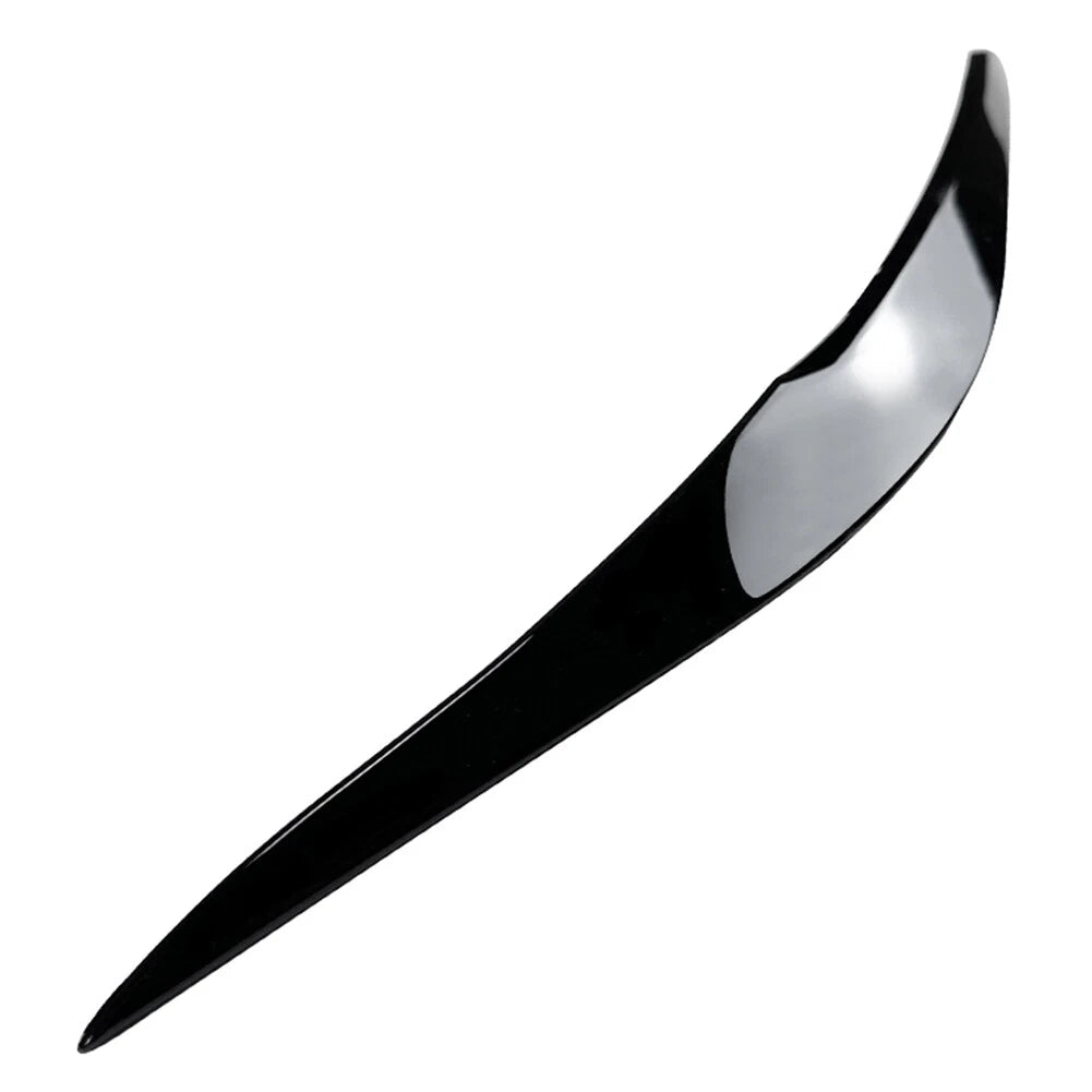 Headlights Eyebrow Cover Trim For BMW 2 Series F22 F23 F87 M2 2 Door 14-21 Black