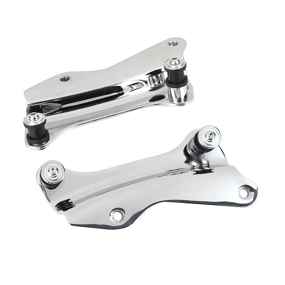 4-Point Chrome Docking Hardware Kit For Harley Touring Road King Glide 14-2020