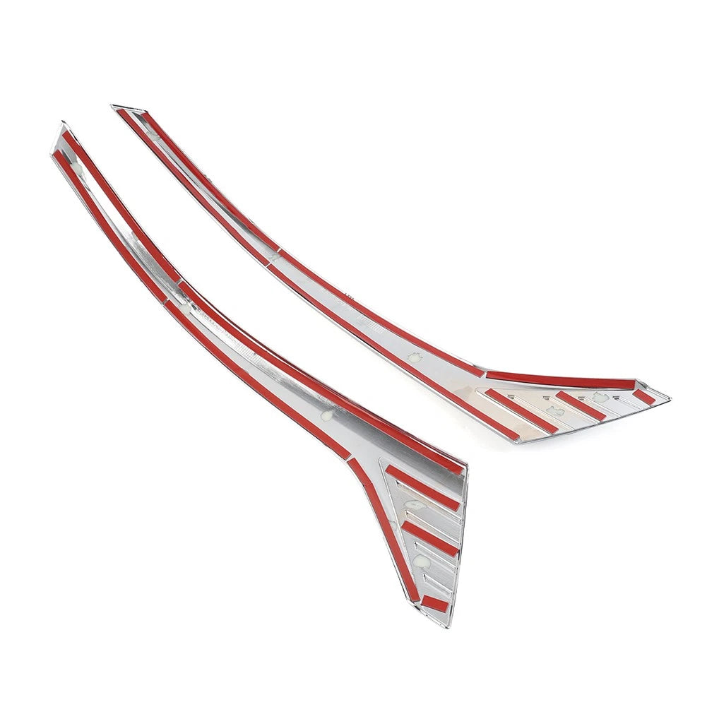 Headlight Lamp Light Trim ABS Chrome Fit for Toyota Voxy R80 2018 2019 2020 2pcs
