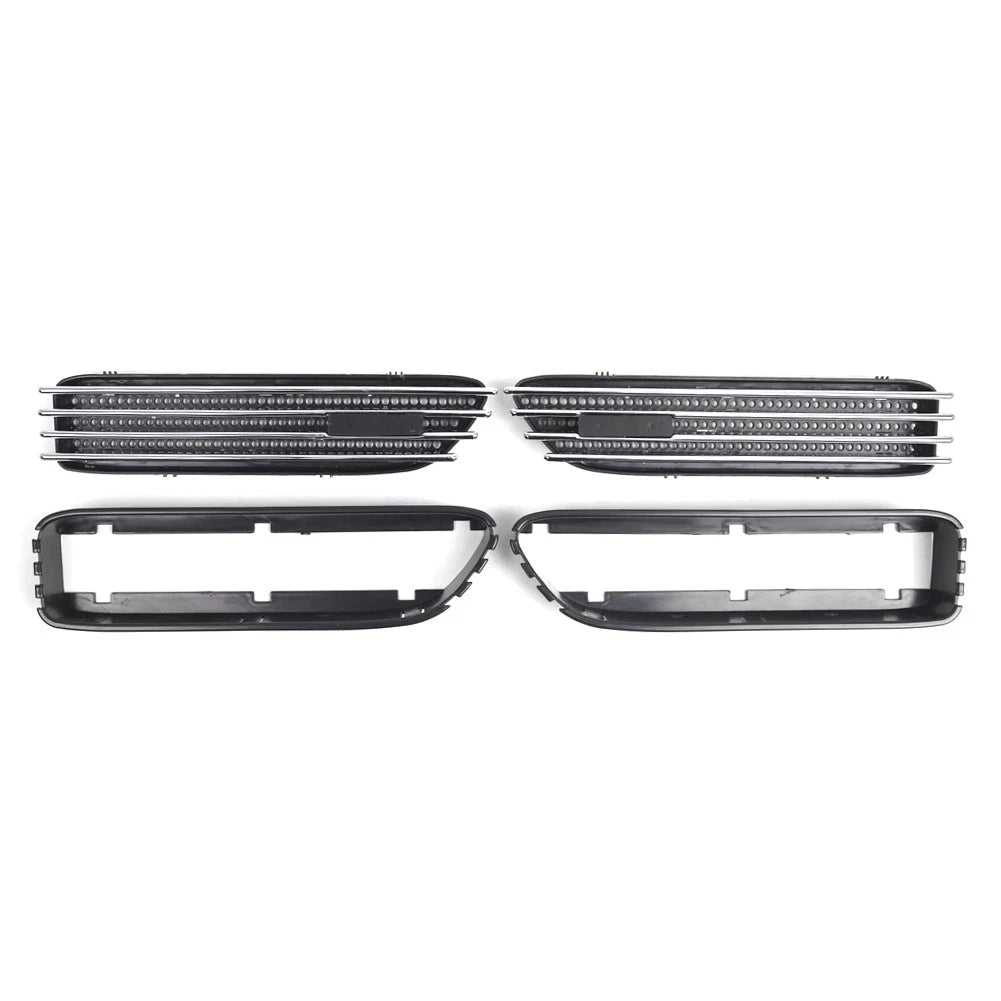 1 Pair Side Fender Grille Vent Air Flow Grill For BMW E46 M3 2001-2006 2002 03