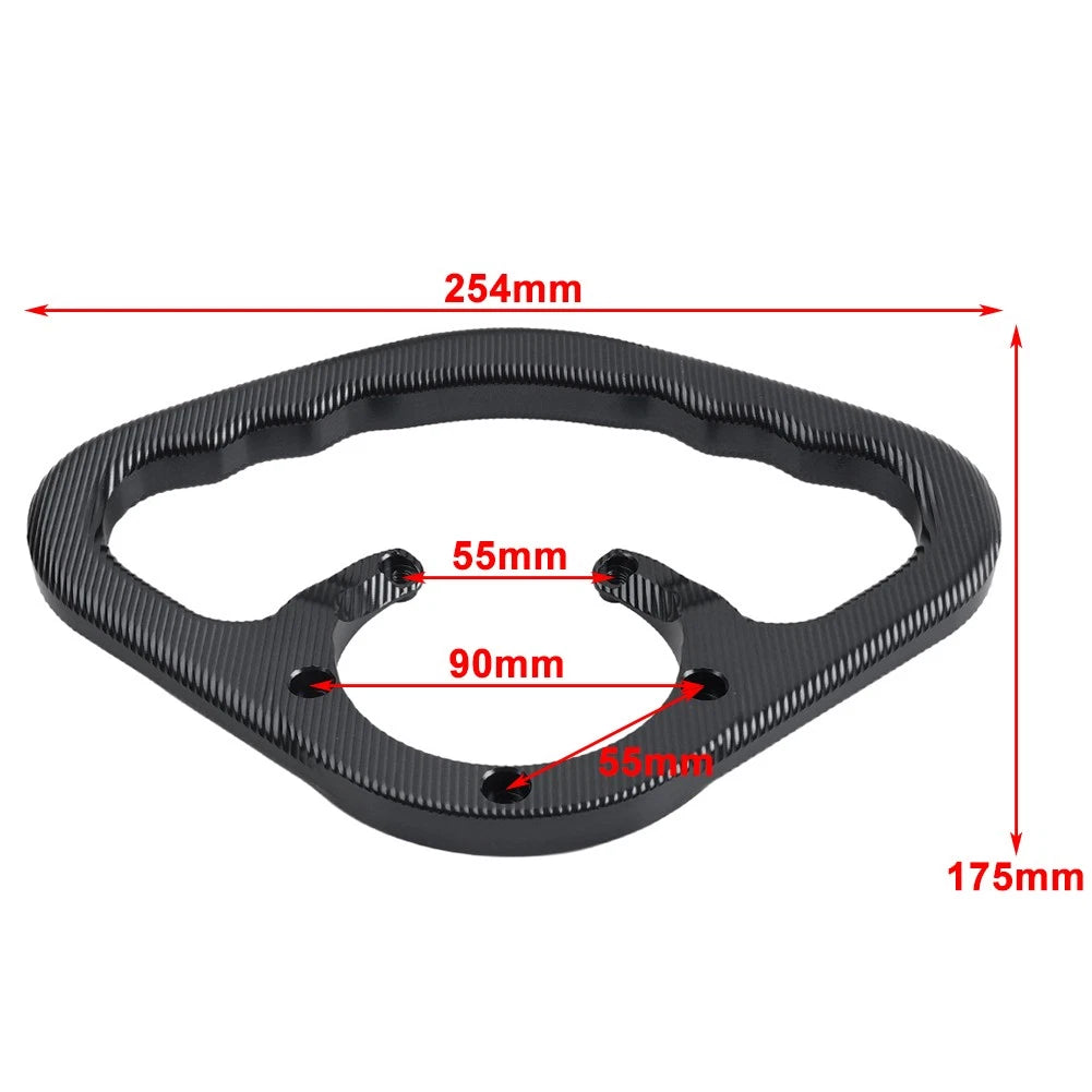 CNC Passenger Hand Grip Tank For Kawasaki Ninja ZX14 ZX14R ZX6R ZX7RR ZX11 Black