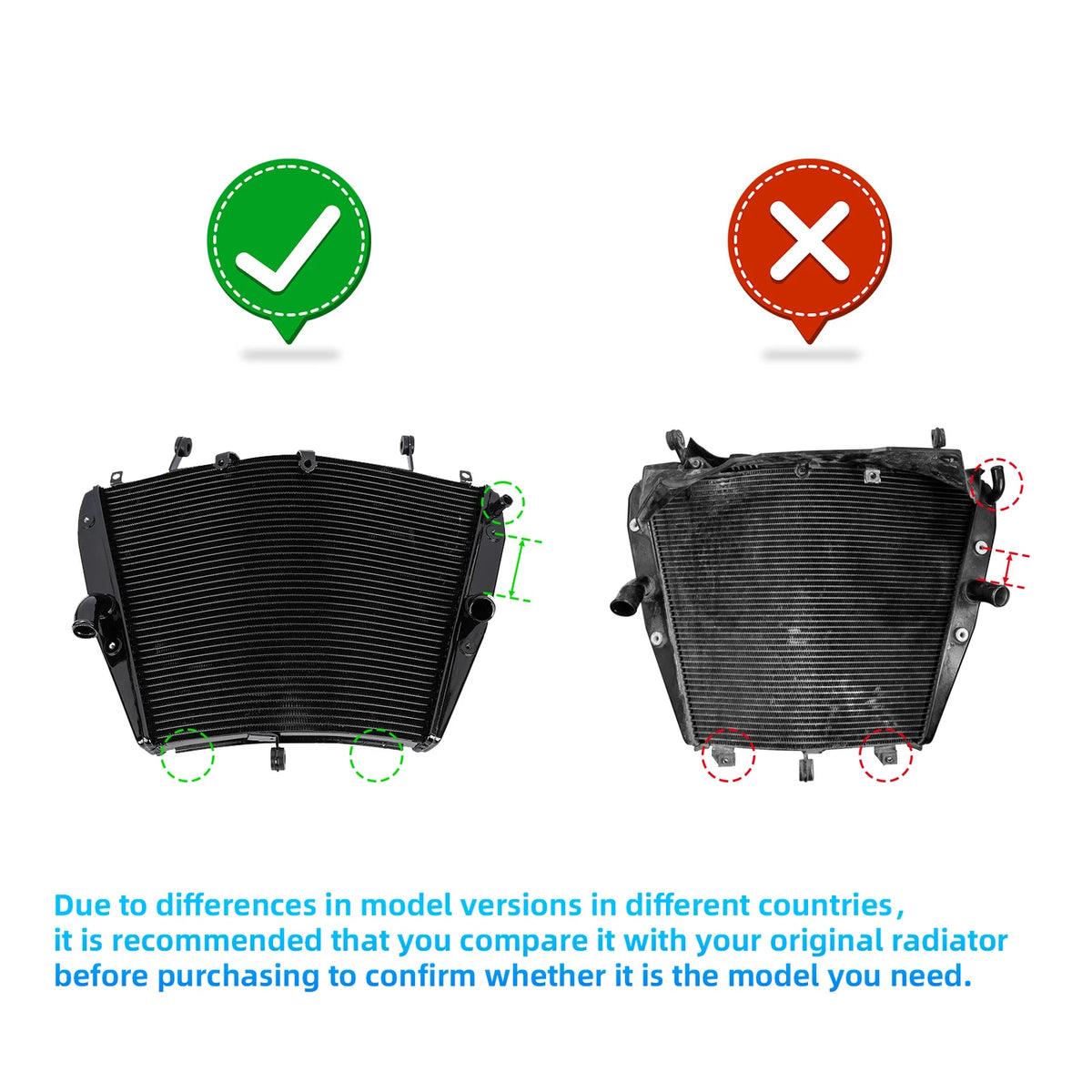 Engine Radiator Cooling Cooler Fit For Honda CBR1000RR CBR 1000RR 2017-19 18