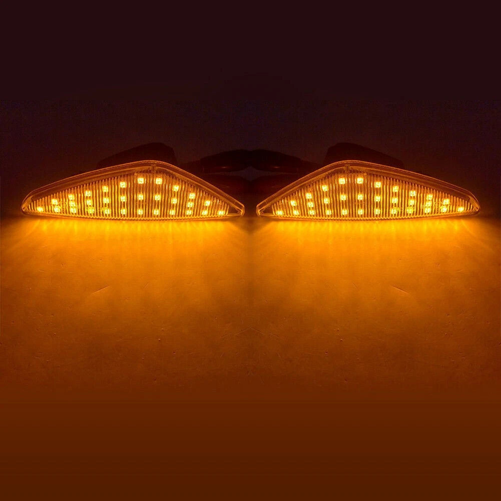 Dynamic LED Side Marker Turn Signal Light For BMW F25 E70 E71 X3 E72 X5 X6 Clear
