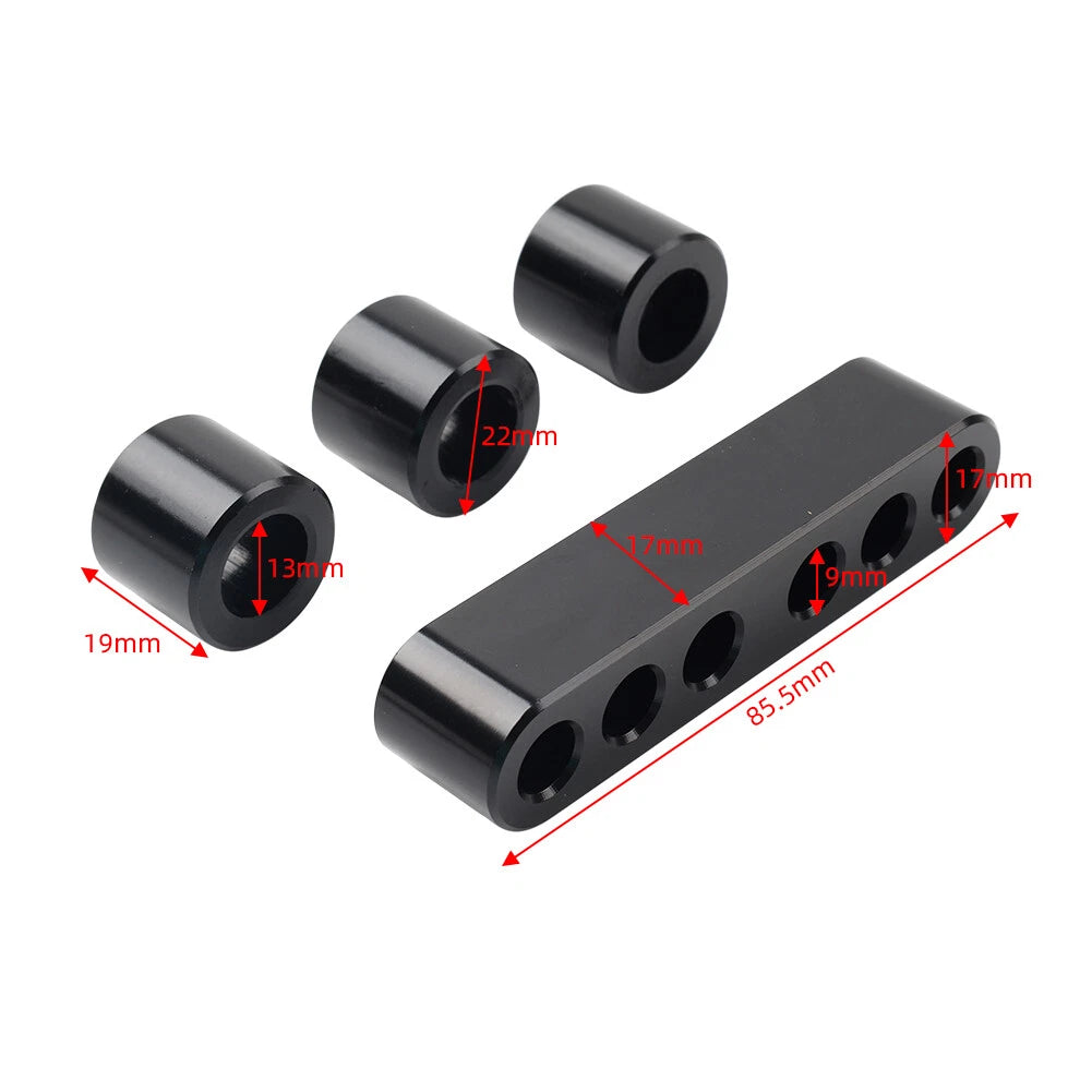 3/4" Driver Floorboard Foot Board Extension Spacer For Harley Touring 92-08