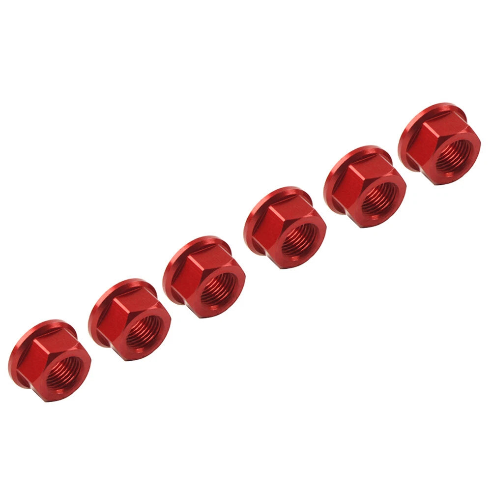 M10*1.0 Rear Sprocket Nuts For Ducati Streetfighter Panigale V4 S Speciale Red