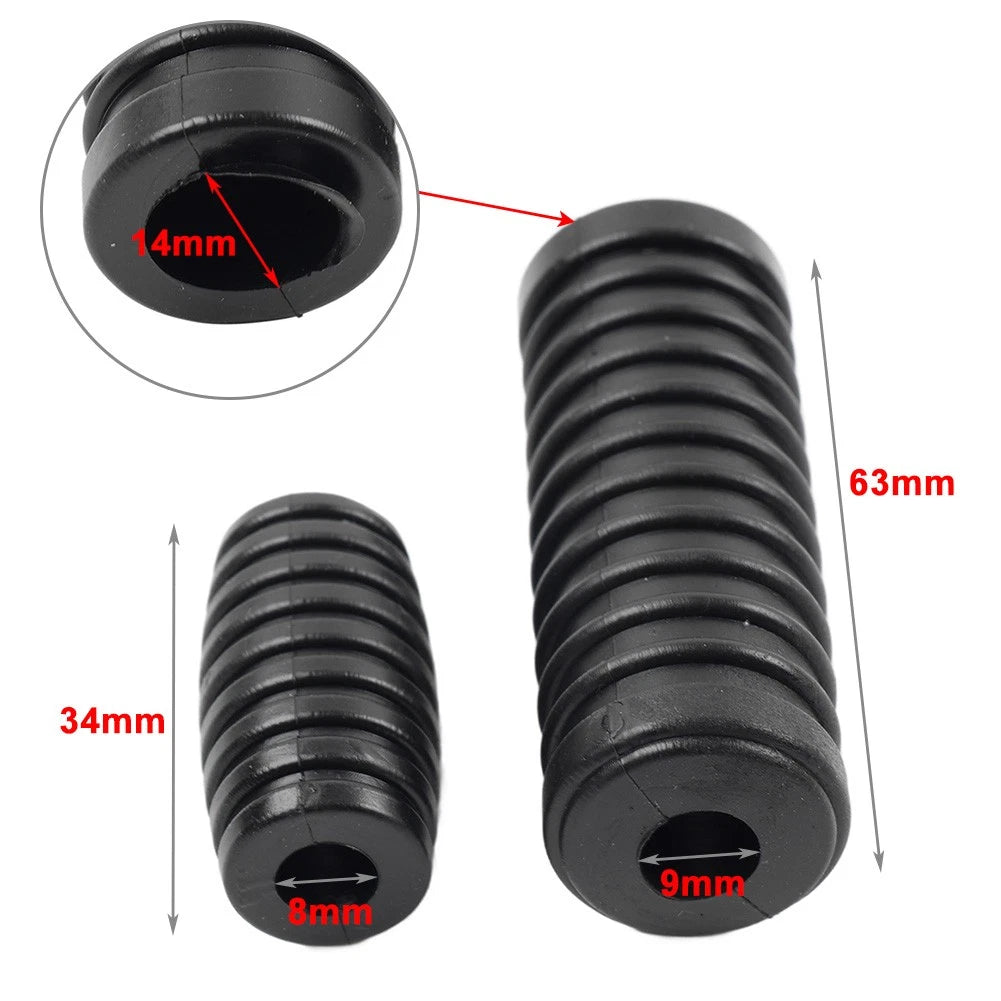 Red Kick Start Kickstart Gear Shift Rubber For Honda C70 C90 C100 C102 C105