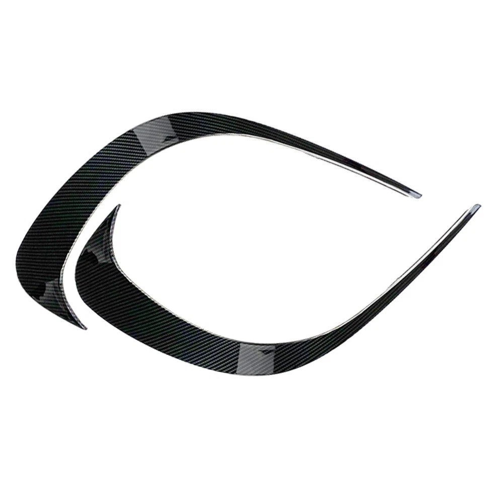 2x Carbon Fiber Front Bumper Lip Splitter Spoiler For Mercedes Benz C-Class W206