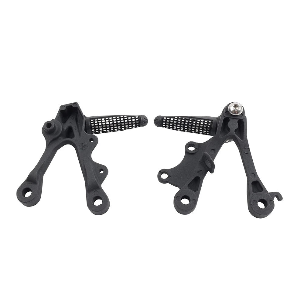 Front Driver Footpeg Footrest Bracket Kit For Kawasaki Ninja ZX6R ZX636 2009-24