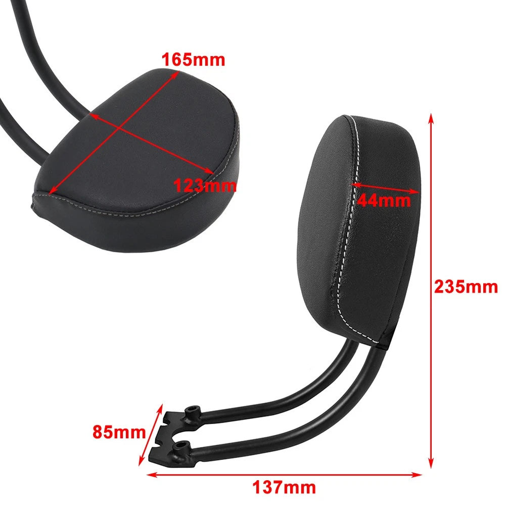 1Set Black Motorcycle Passenger Backrest Kit For Harley Sportster S 1250 RH1250S