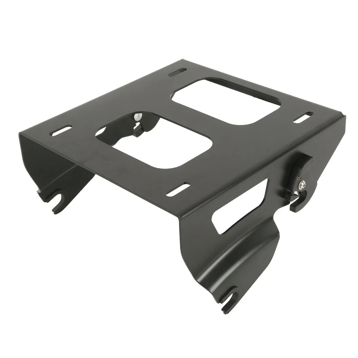 Chopped Trunk Pad Solo Mount Rack Plate Fit For Harley Street Road Glide 2014-25