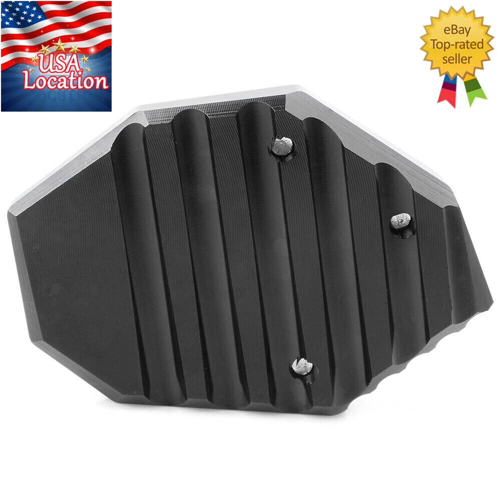 For Kawasaki KLX250 2009-2015 CNC Kickstand Sidestand Extension Footpads Foot