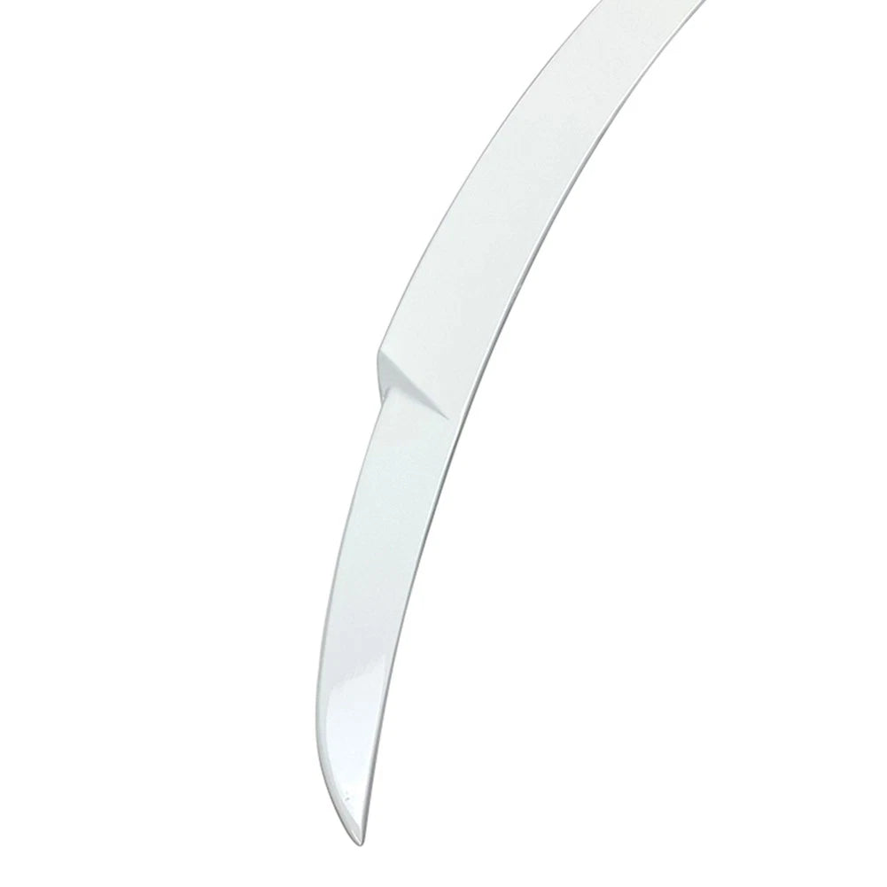 Rear Trunk Spoiler Lip Wing For Mercedes Benz E Class W213 Sedan 2016-2019 White