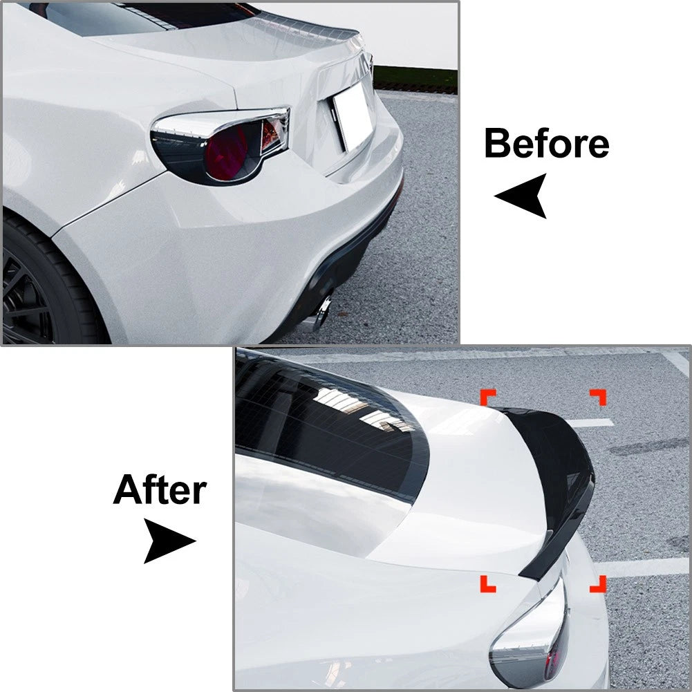 Rear Trunk Spoiler Wing For Subaru BRZ 13-20 For Scion FR-S 13-16 Glossy Black