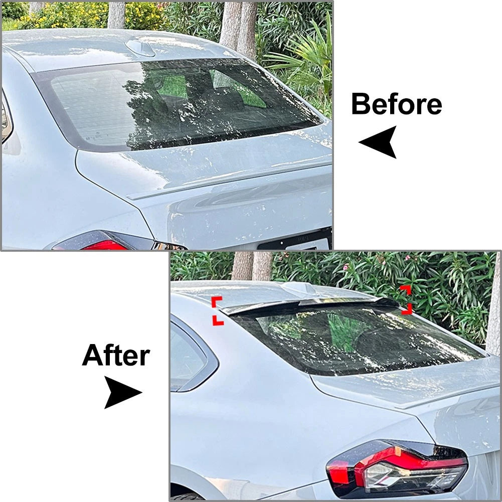 Carbon Look Rear Roof Spoiler Wing Lip For BMW 2 Series G42 2 Door Coupe M2 G87