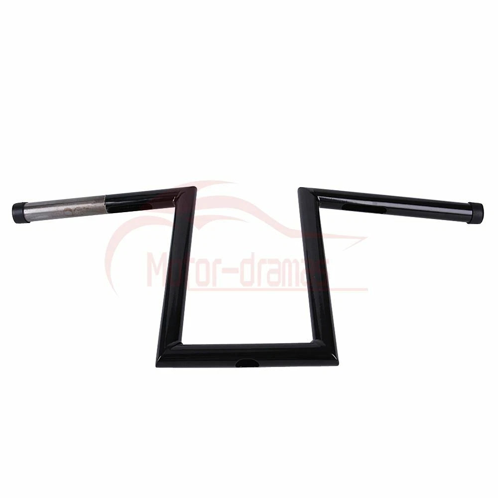 1" Z Bars Drag Handlebar Fit For Harley Bobber Softail Dyna Sportster Motorcycle