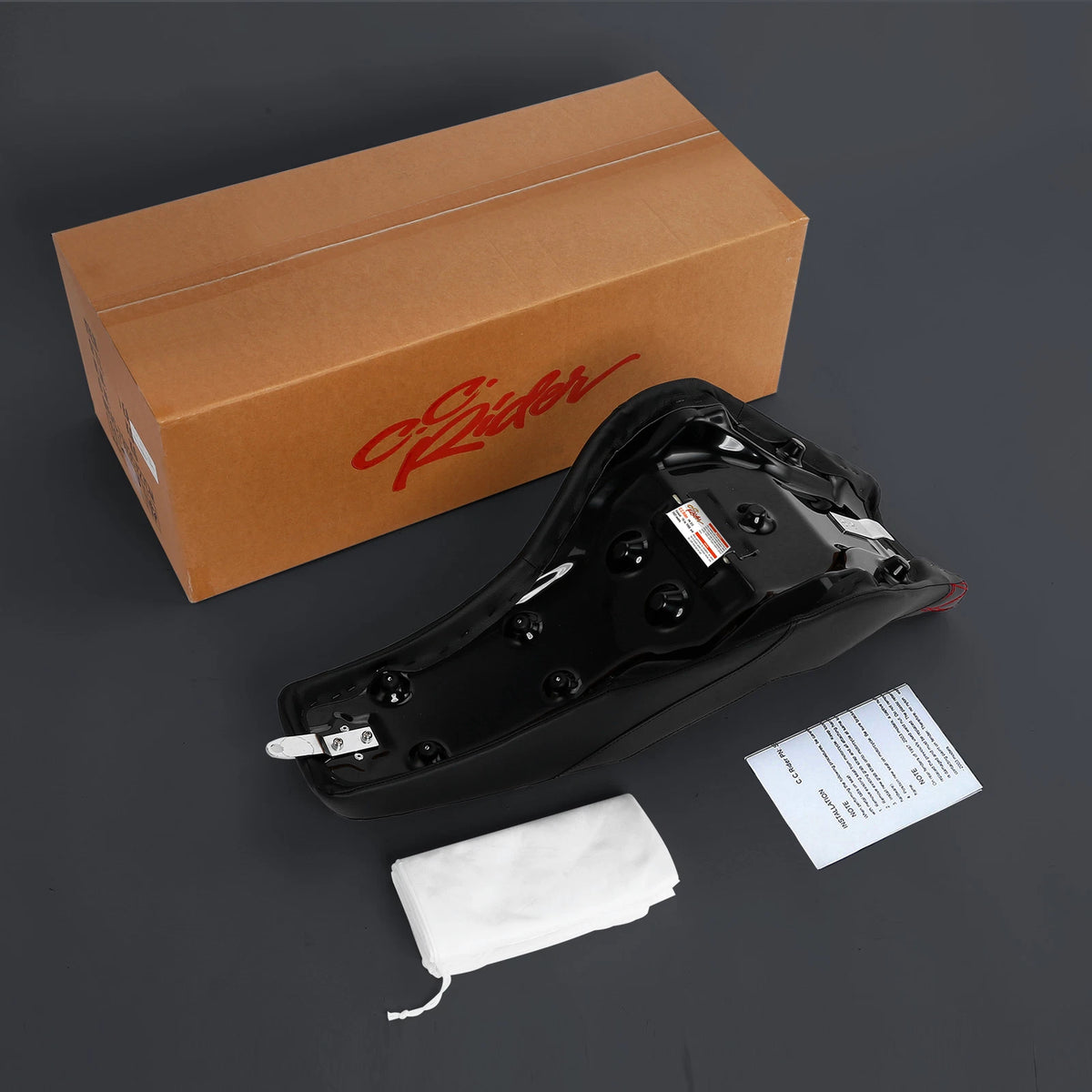 Driver Passenger Seat Fit For Harley Softail Street Bob Standard 2018-Up Black