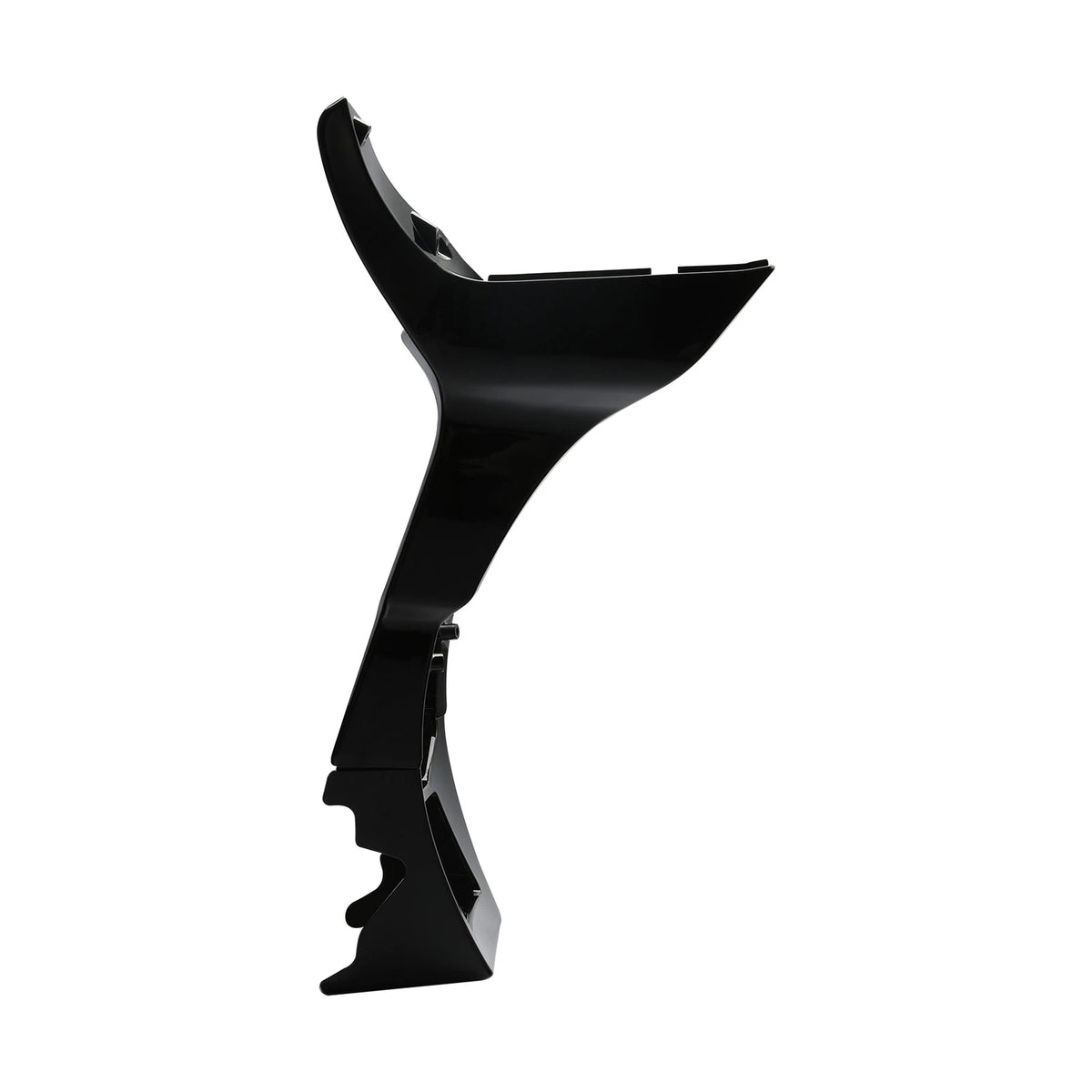 Vivid Black Fairing Spoilers Cover Fit For Harley Touring Road Glide FLTRX 17-Up