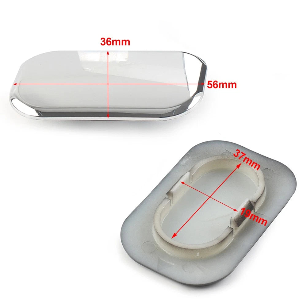 Fit For Harley Road Street Glide King FLHR Antenna Hole Plug Filler Cover Chrome