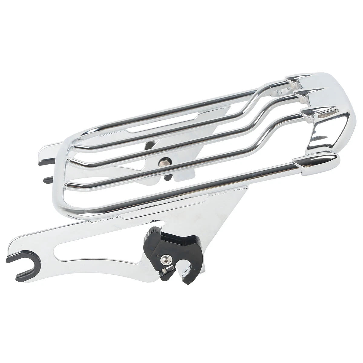 Sissy Bar Passenger Backrest Luggage Rack For Harley Electra Street Glide 09-Up