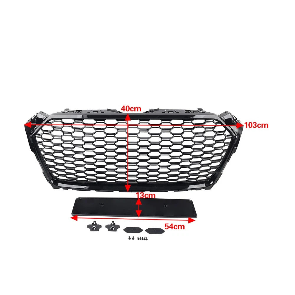 Front Bumper Grille Hood Honeycomb Grill For Audi A5 S5 2017-2019 8W6853651R