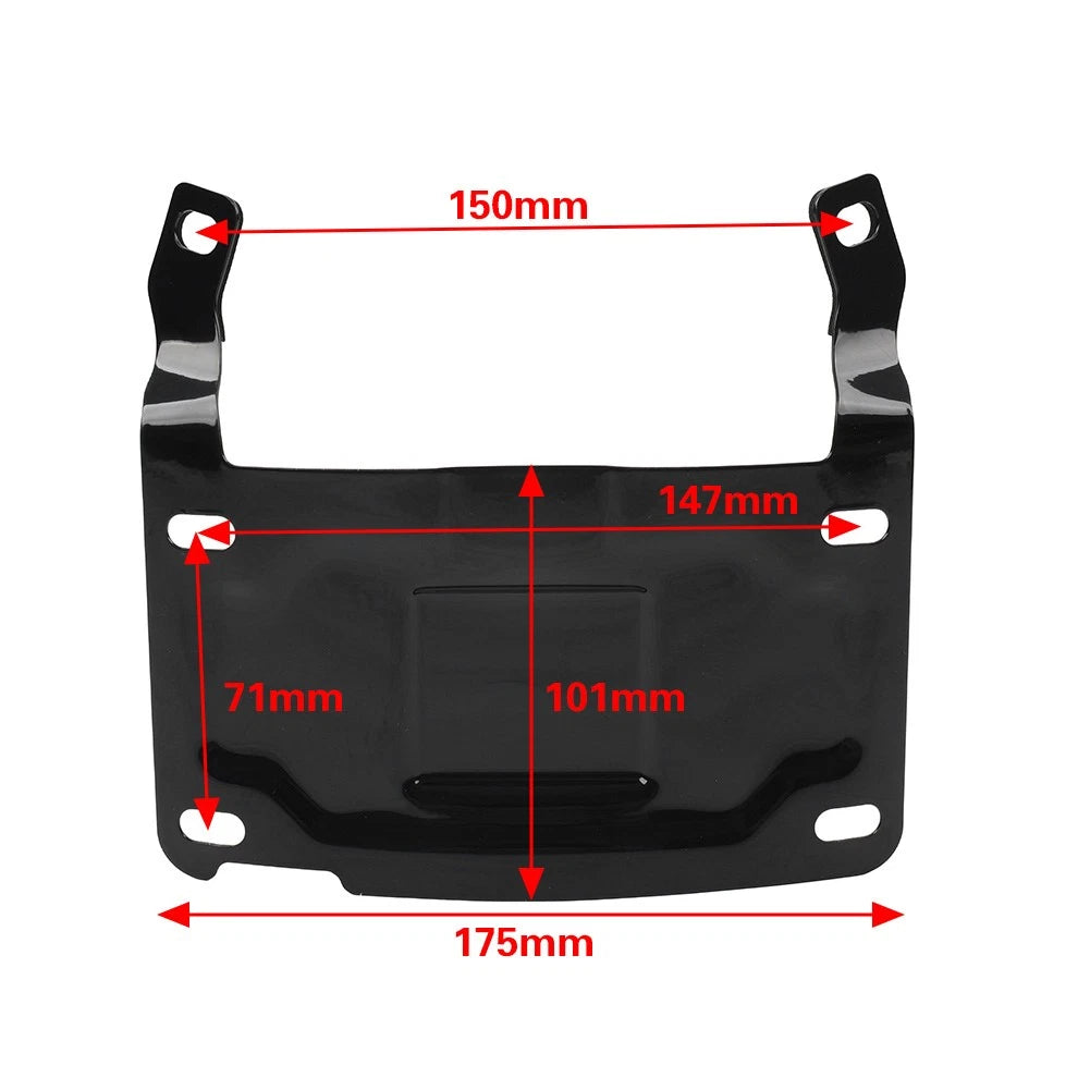 License Plate Relocation Mount Fit Harley Heritage Softail Classic FLSTC 86-06