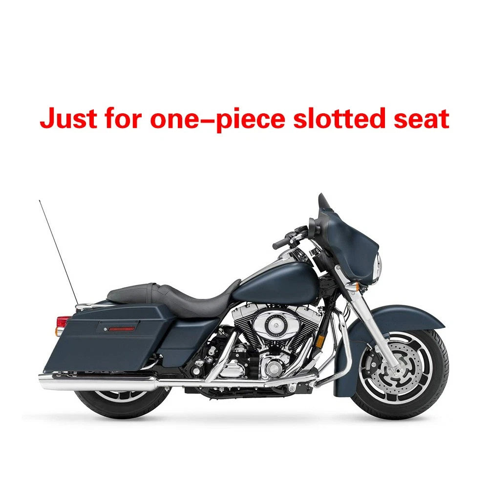 Adjustable Driver Rider Backrest Pad For Harley Touring Glide Road King 1988-08