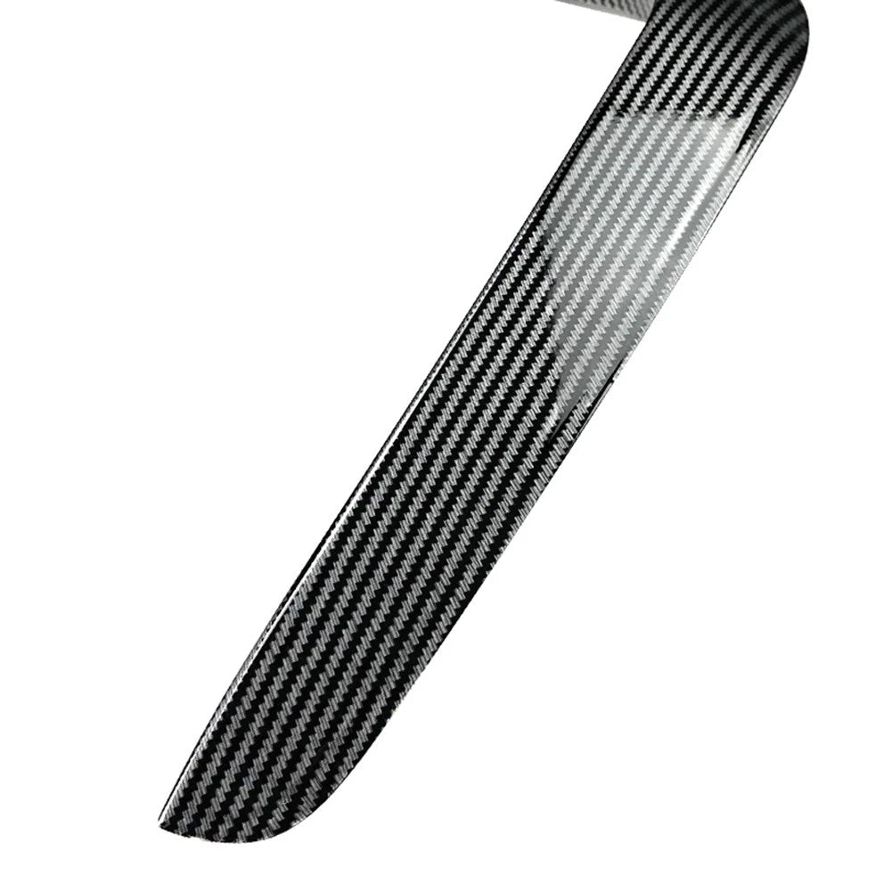 Carbon Black Front Bumper Lip Spoiler For BMW 4 Series G22 G23 M Sport 2020-2023