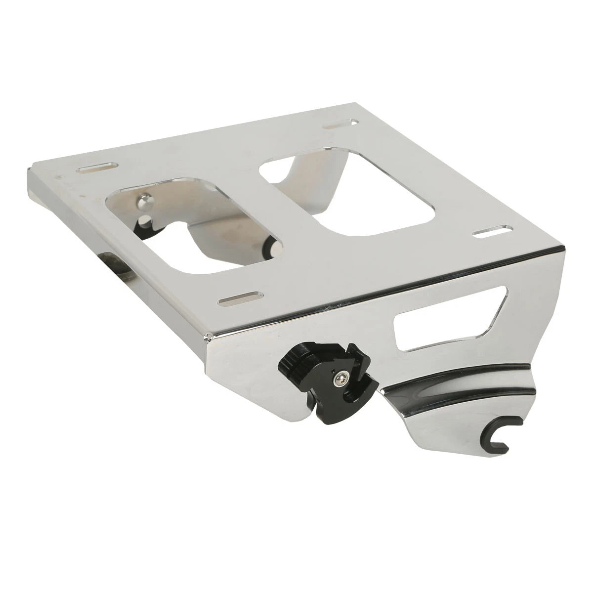 Chopped Trunk Backrest Pad Solo Mount Rack Fit For Harley Electra Glide 2014-Up