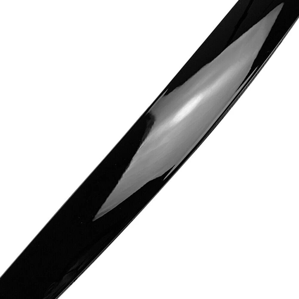 2 Pcs Front Headlight Eyelid Trim Cover For VW Touareg 2010-2018 Gloss Black