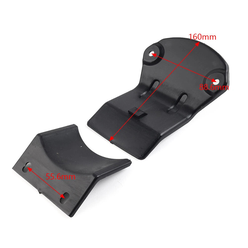 Motorcycle Front & Rear Mud Flaps Kit Black Fit For Yamaha PW 50