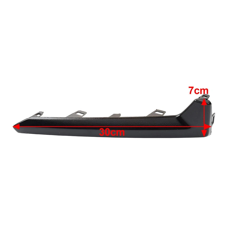 1 Pair Trim Fog Light Molding Trim Glossy Black For Subaru Forester 2017-2018