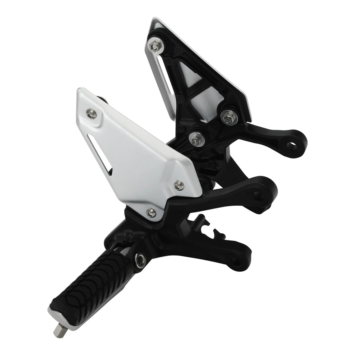 Front Driver Foot Pegs Pedals Bracket Fit For Kawasaki Z900 2017-2024 2023 Black
