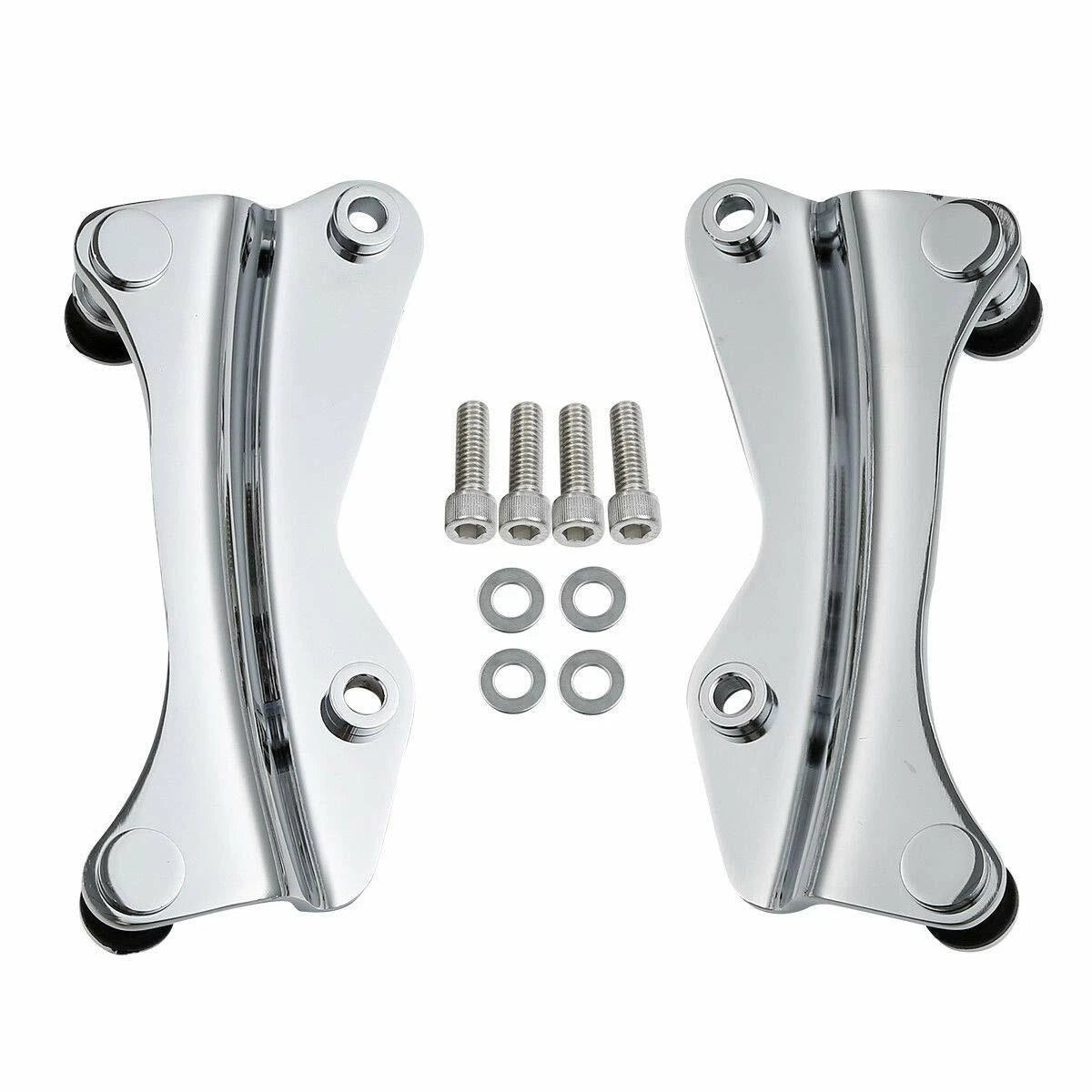 Chopped Trunk Mount Rack Docking Base Plate For Harley Touring Road Glide 14-Up