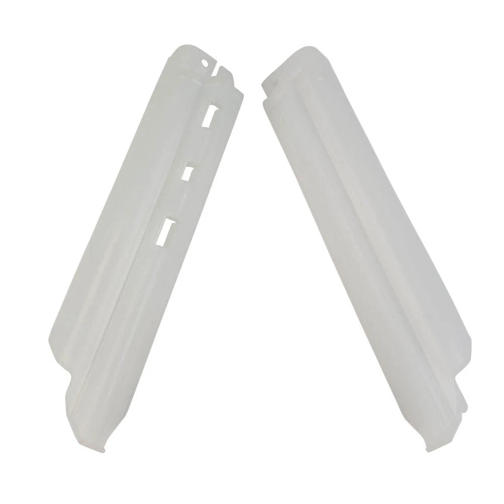 2pcs Motorcycle White Fork Slider Guard Protector For Kawasaki KLX250R 1994-96