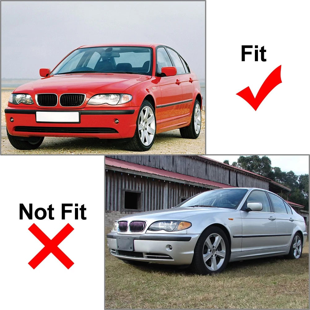 1pc Front Bumper Lower Outer Grille Left Side For BMW 3 Series E46 2001-2005