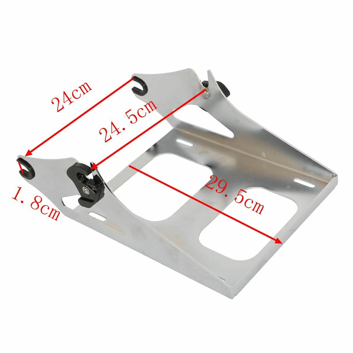 Black Razor Trunk Mount Rack Base Plate Fit For Harley Touring Road Glide 14-Up