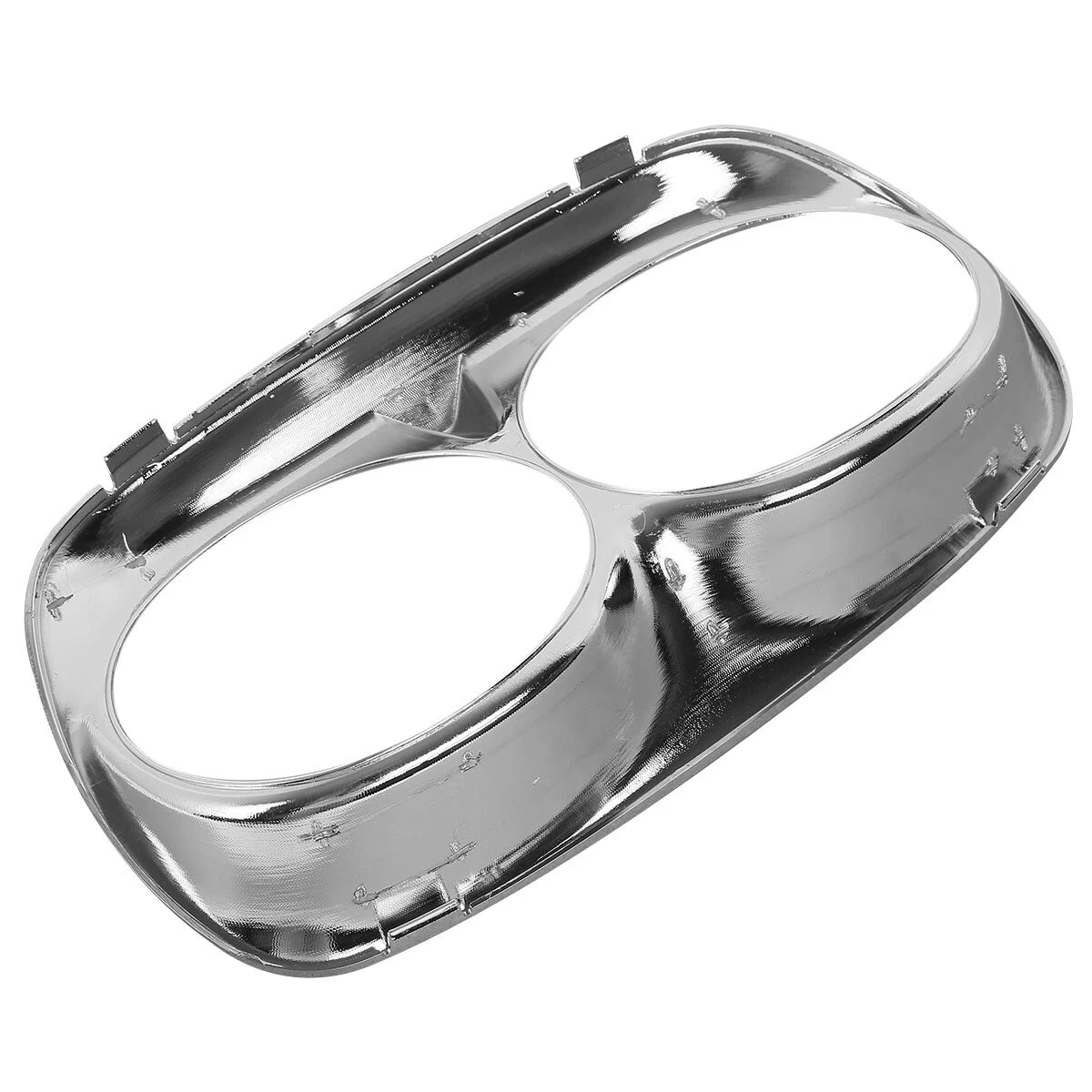 Headlight Bezel Scowl Outer Fairing Extension For Harley Road Glide 98-13 Chrome