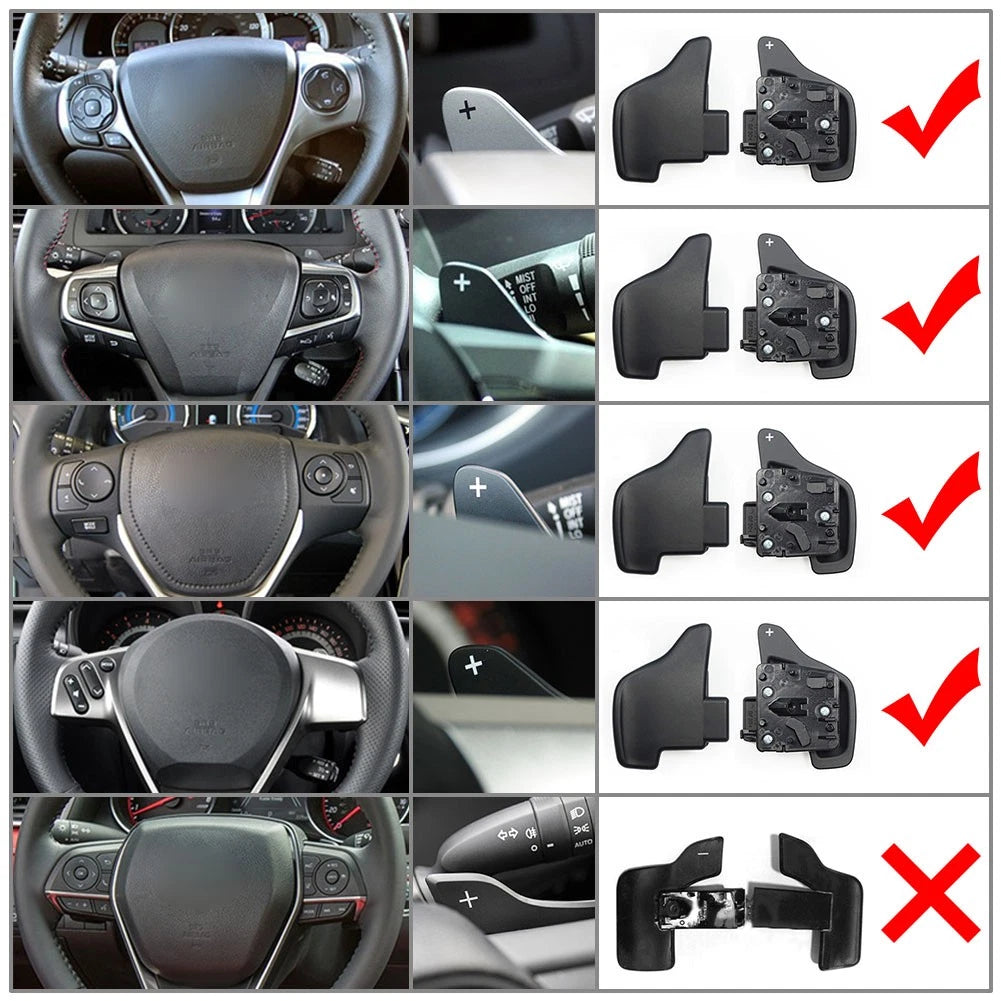 Steering Wheel Shift Paddle Shifter Extension For Toyota Mark X Levin Camry