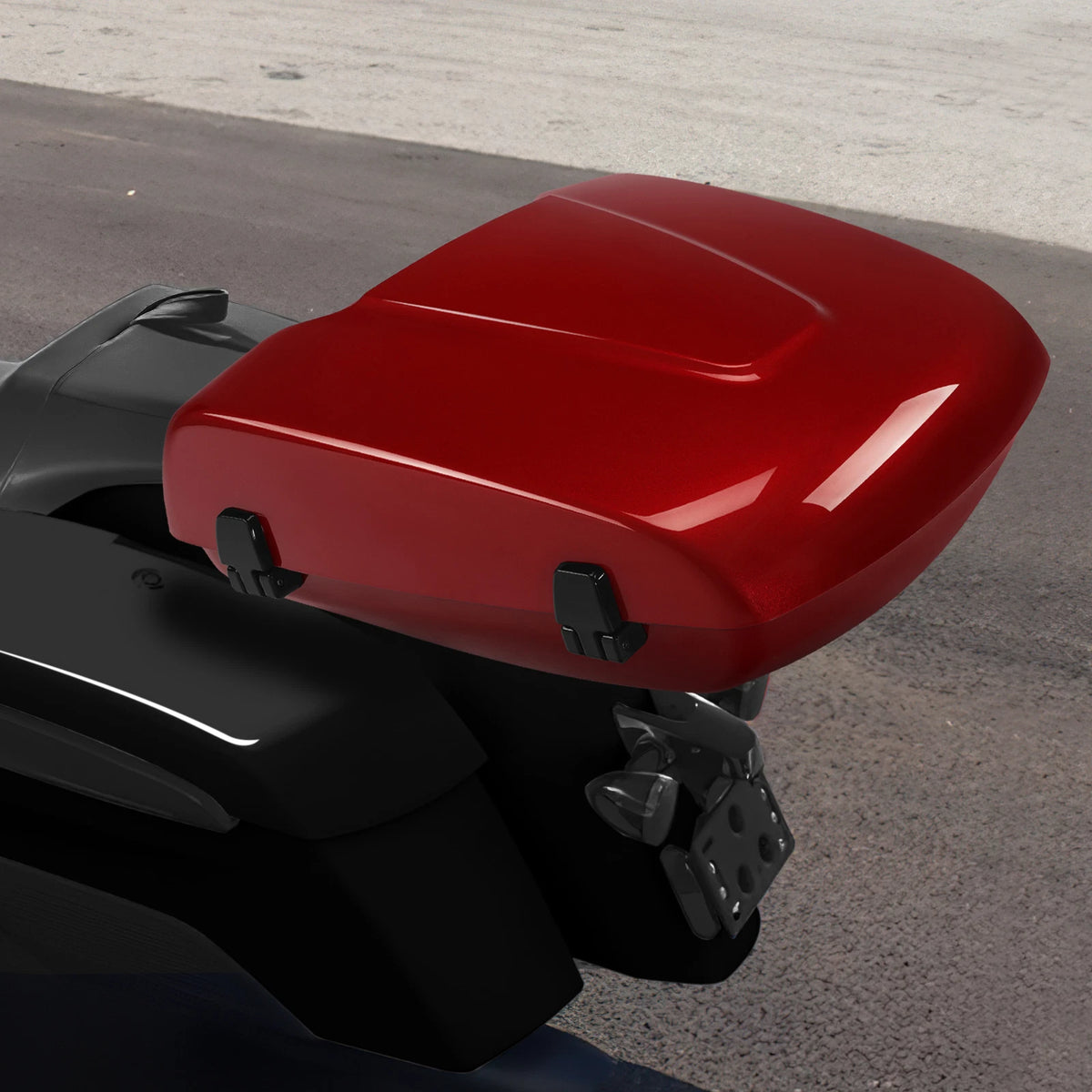 Low Profile Trunk Pad Fit For Indian Pursuit Dark Horse 22-25 Ruby Metallic