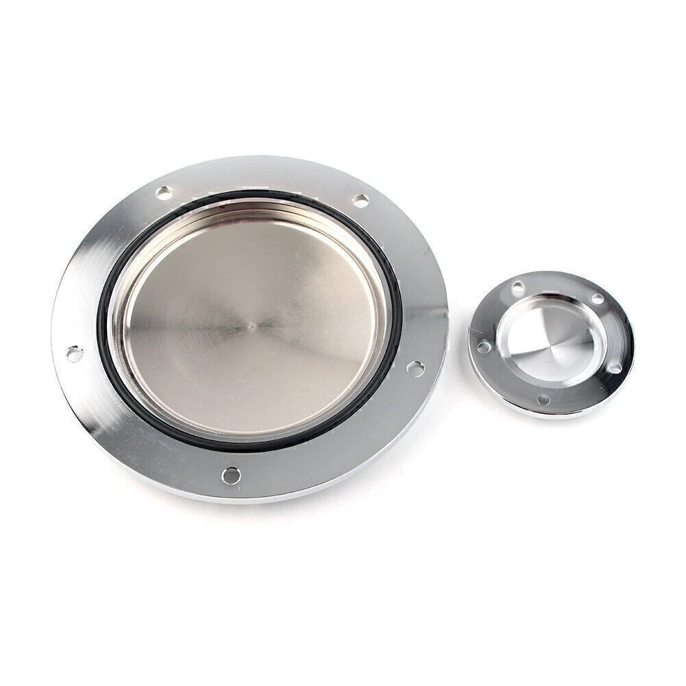 5 Holes Smooth Domed Derby Timing Timer Cover For Harley Road Glide Custom FLTRX