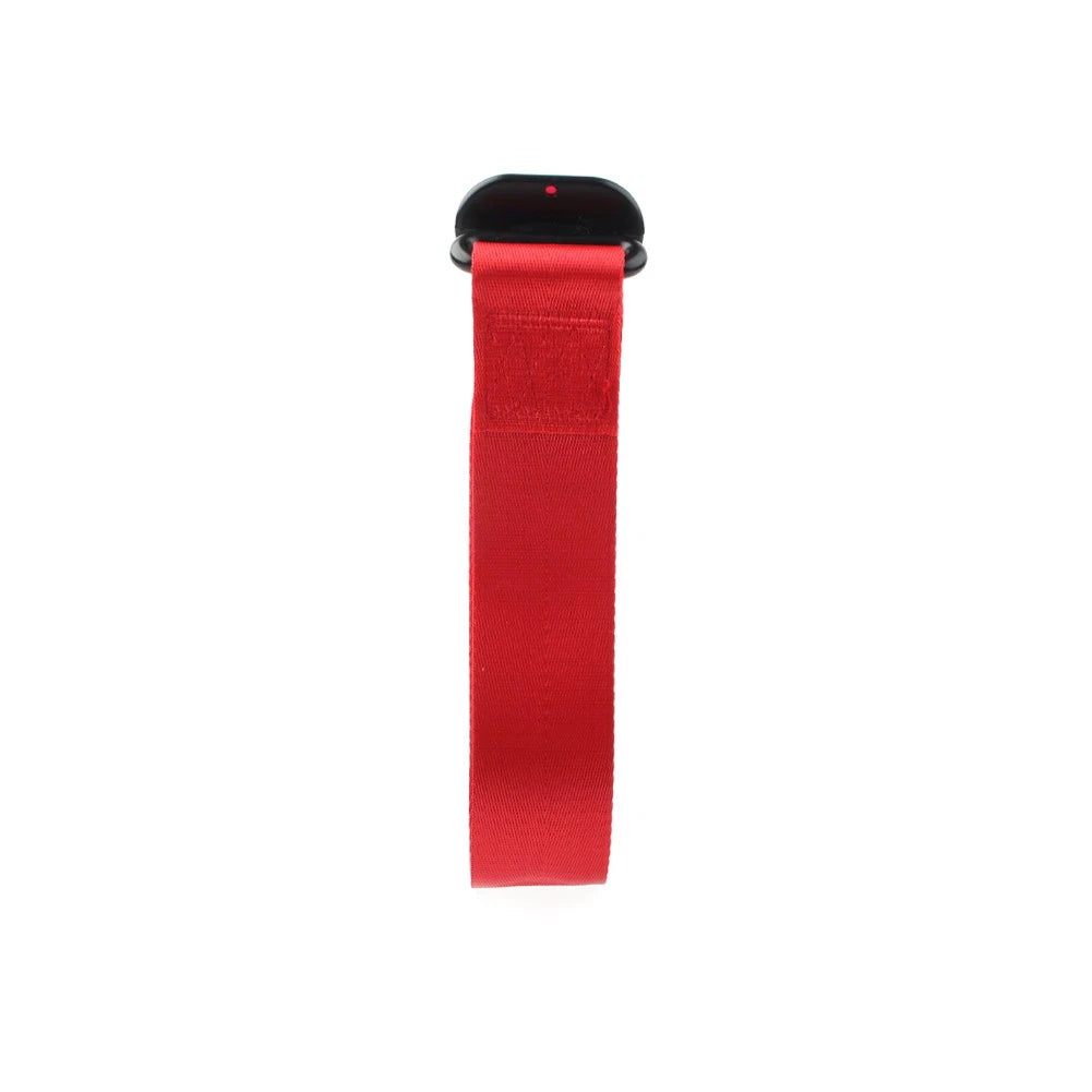 Car Tow Towing Strap Belt Rope Rally Hook Universal Rear/Front Bumper Red