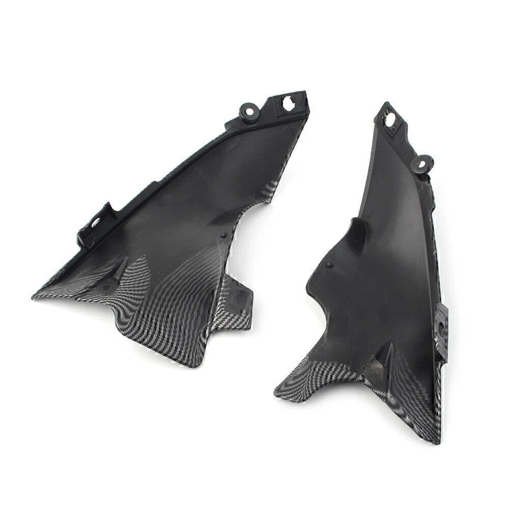 Carbon Fiber Look Front Dash Air Tube Trim Cover Fit YAMAHA YZF-R1 YZF R1 04-06