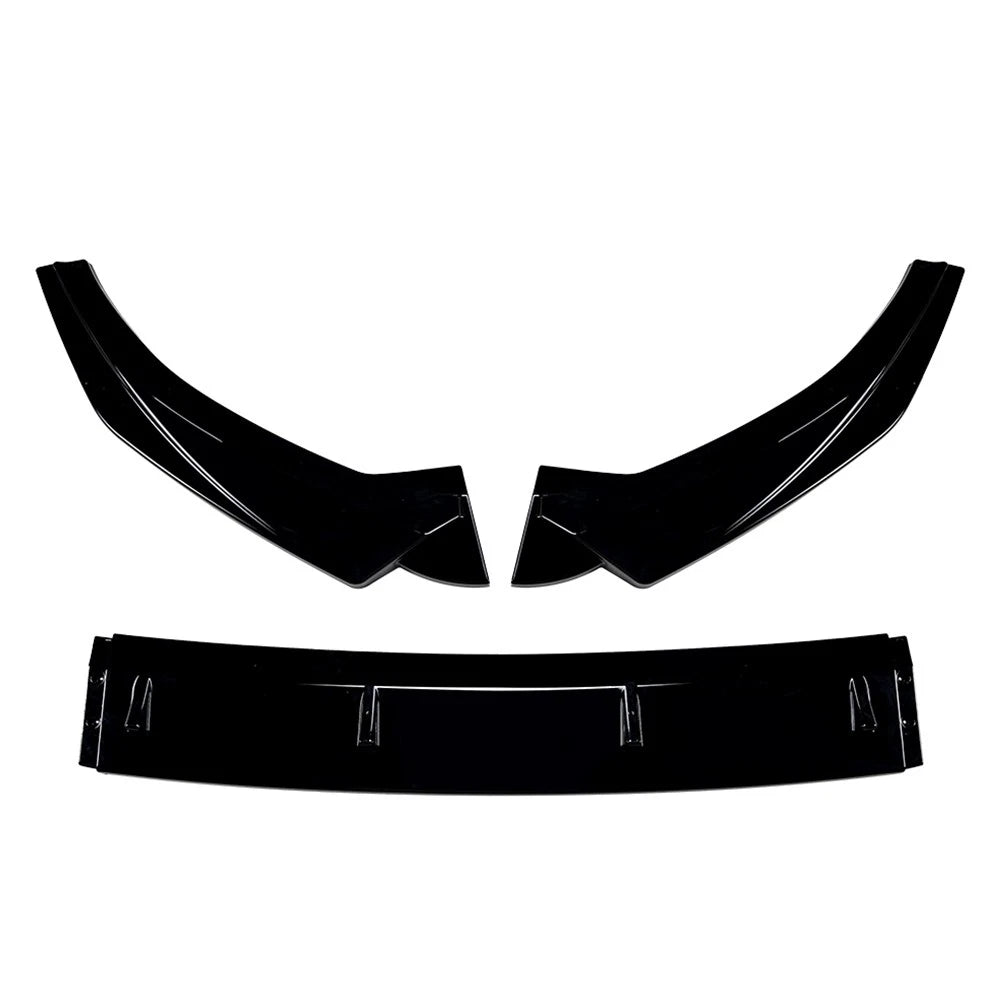 ABS Front Bumper Body Kit Spoiler Lip For Audi A3 8V Sedan Standard Model 13-16